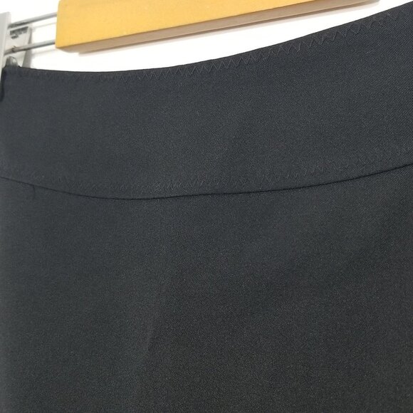 Simply Manakin Black Zipper Back Stretch Pencil Zipper Back Classic Skirt Size 3 - Picture 5 of 10